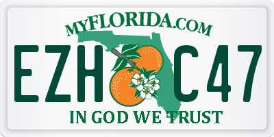 FL license plate EZHC47