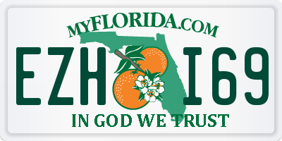 FL license plate EZHI69