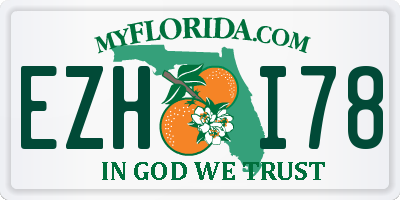 FL license plate EZHI78