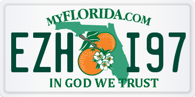 FL license plate EZHI97