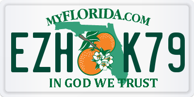 FL license plate EZHK79