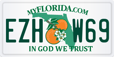 FL license plate EZHW69