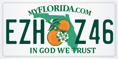 FL license plate EZHZ46