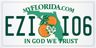 FL license plate EZII06