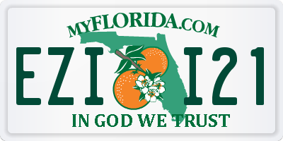 FL license plate EZII21