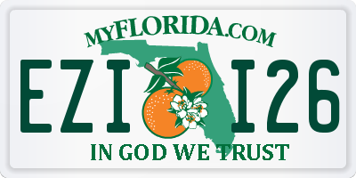 FL license plate EZII26