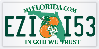 FL license plate EZII53