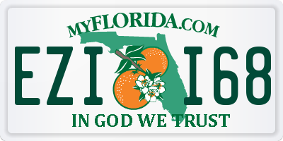 FL license plate EZII68