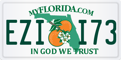 FL license plate EZII73