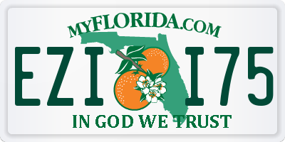 FL license plate EZII75