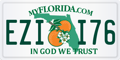 FL license plate EZII76