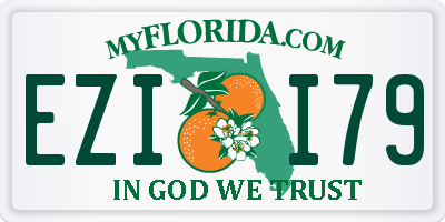 FL license plate EZII79