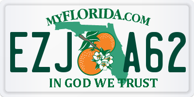 FL license plate EZJA62