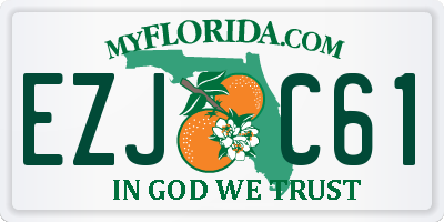 FL license plate EZJC61