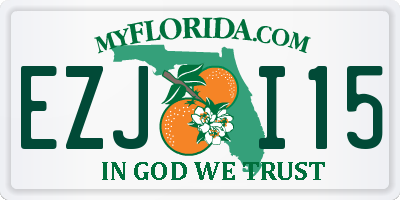 FL license plate EZJI15