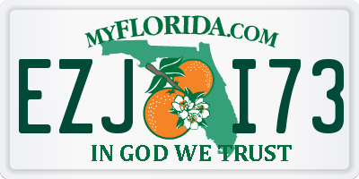 FL license plate EZJI73
