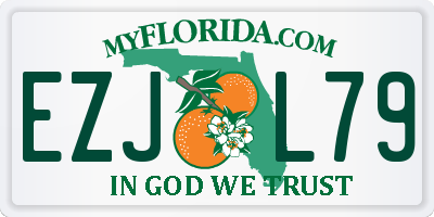FL license plate EZJL79