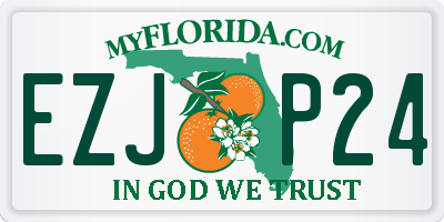 FL license plate EZJP24