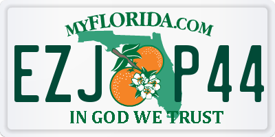 FL license plate EZJP44