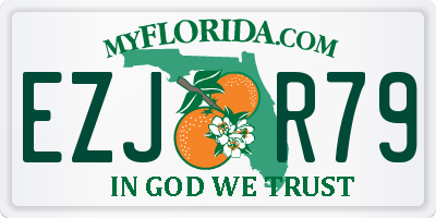 FL license plate EZJR79