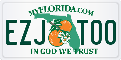 FL license plate EZJT00
