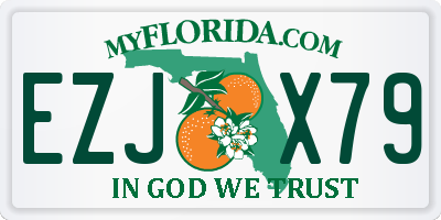 FL license plate EZJX79