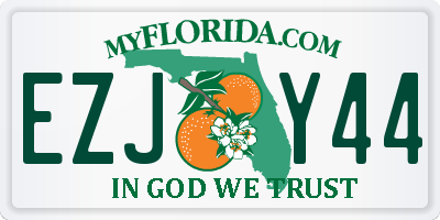 FL license plate EZJY44