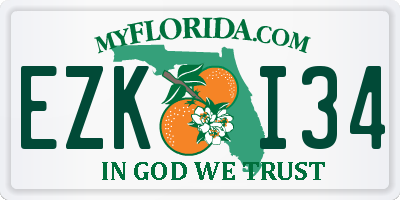 FL license plate EZKI34