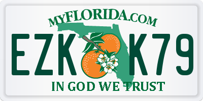 FL license plate EZKK79