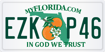 FL license plate EZKP46