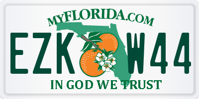 FL license plate EZKW44