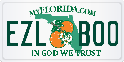 FL license plate EZLB00