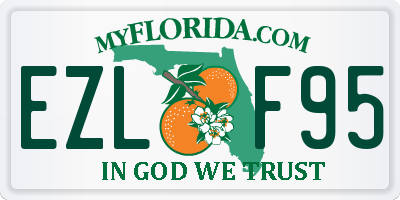 FL license plate EZLF95