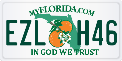 FL license plate EZLH46