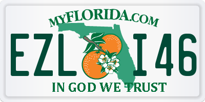 FL license plate EZLI46