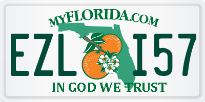 FL license plate EZLI57