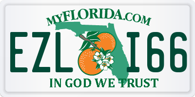 FL license plate EZLI66