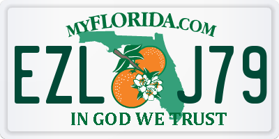 FL license plate EZLJ79