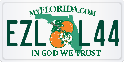 FL license plate EZLL44