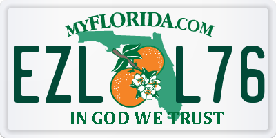 FL license plate EZLL76