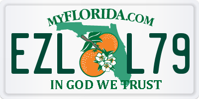 FL license plate EZLL79