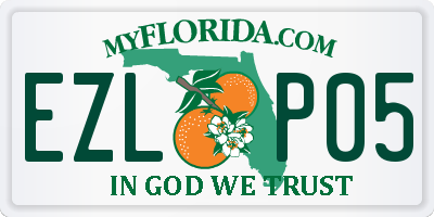 FL license plate EZLP05