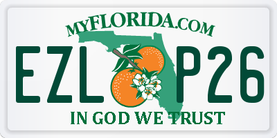 FL license plate EZLP26