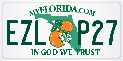 FL license plate EZLP27