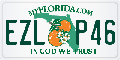 FL license plate EZLP46