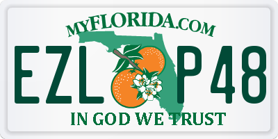 FL license plate EZLP48