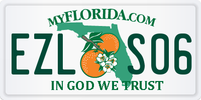 FL license plate EZLS06