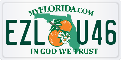 FL license plate EZLU46