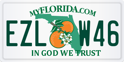 FL license plate EZLW46