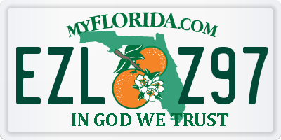 FL license plate EZLZ97